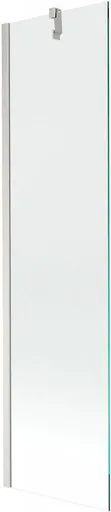 MEXEN/S Next vanová zástěna FIX 50 x 150, transparent, nikl kartáčovaná 895-050-000-00-00-97