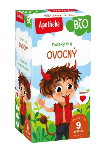 Apotheke BIO Dětský čaj ovocný nálevové sáčky 20x 2 g
