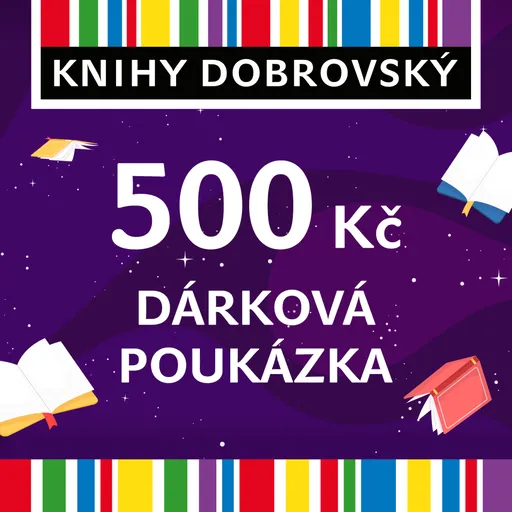 Knihomolská elektronická dárková poukázka 500 Kč
