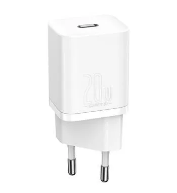 Baseus CCSUP-B02 Super Si Quick Nabíječka USB-C 20W White