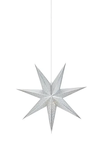 Markslöjd Glitter stříbrná závěsná hvězda 45 cm