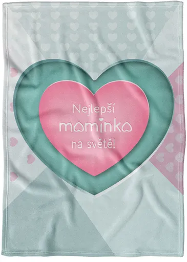 Deka Nejlepší maminka – pit (Podšití beránkem: NE)