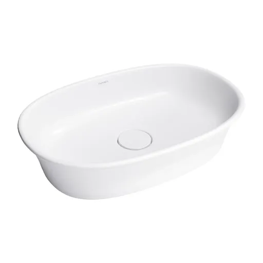 OMNIRES CLASSICA M+ umyvadlo na desku, 61 x 40 cm, bílý mat CLASSICAUNBM