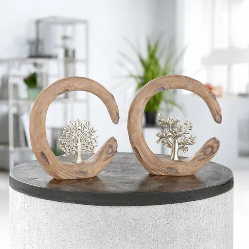 Gilde Dekorace Strom v kruhu, sada 2 ks
