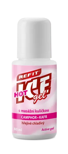 Refit Ice Masážní gel s kafrem roll–on 80 ml