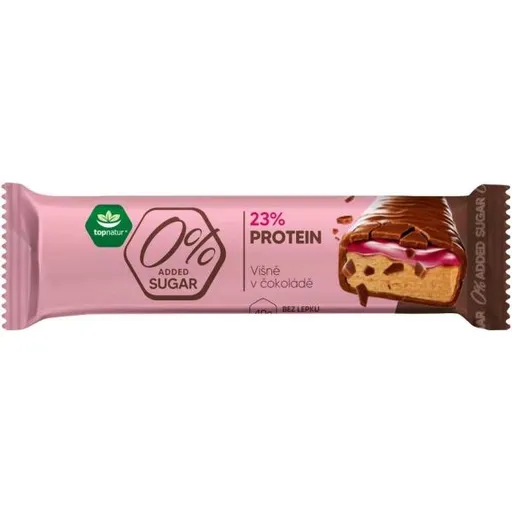 TOPNATUR 0 % SUGAR PROTEIN 40 G VIŠEŇ Tyčinka, , velikost 40 G