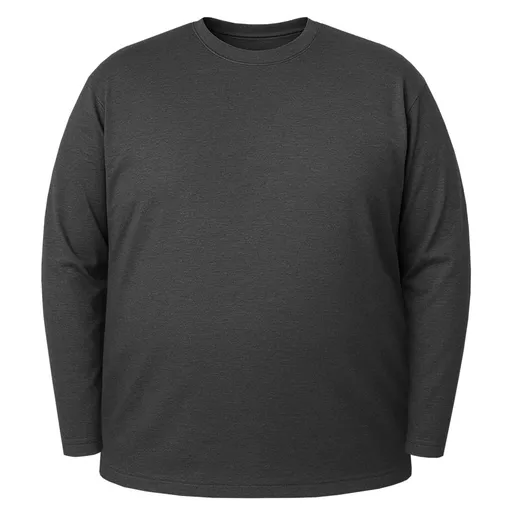 Miners Mate supersize Nadměrné tričko s dlouhým rukávem Unisex - Antracit | 4XL