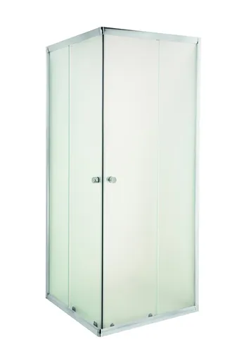 INVENA Sprchový kout čtverec PARLA, profil: chrom, sklo frosted 90x90cm AK-48-191-O