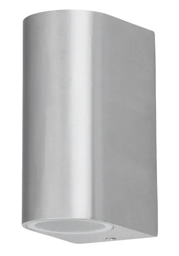 Rabalux venkovní nástěnné svítidlo Chile GU10 2x MAX 35W polírovaný hliník IP44 8034