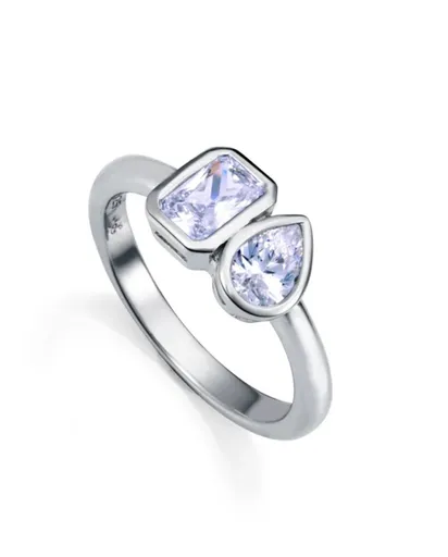 Viceroy Moderní stříbrný prsten s kubickými zirkony 2319A 55 mm