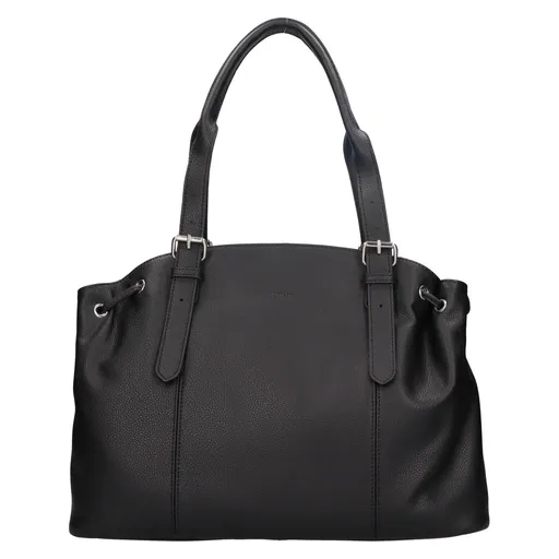 Elegantní dámská kožená kabelka Katana Karens - černá