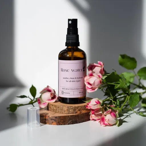Růžová voda 100% BIO přírodní - Herbatica Objem: 100 ml