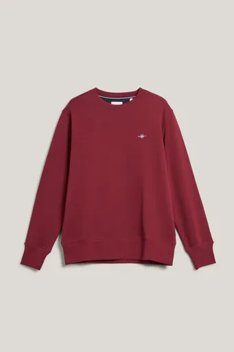 MIKINA GANT REG SHIELD C-NECK SWEAT PLUMPED RED
