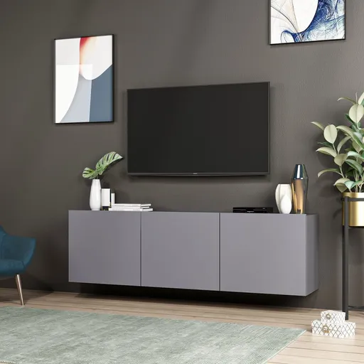 TV stolek White - Anthracite