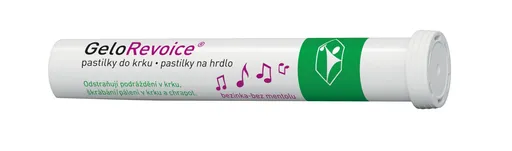 GeloRevoice Bezinka - bez mentolu pastilky do krku 20 ks