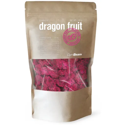 GymBeam LYOFILIZOVANÉ DRAČÍ OVOCE - 100 G Snack, , velikost