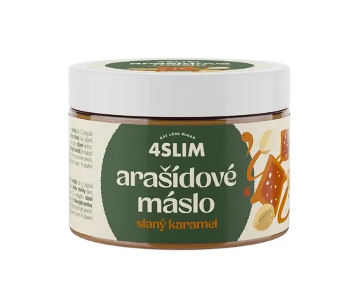 4Slim Arašídové máslo slaný karamel 500 g