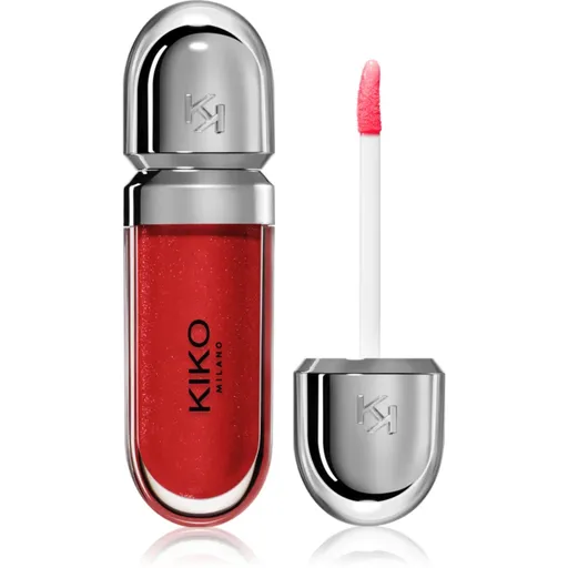 KIKO Milano 3D Hydra hydratační lesk na rty odstín 12 Pearly Amaryllis Red 6.5 ml