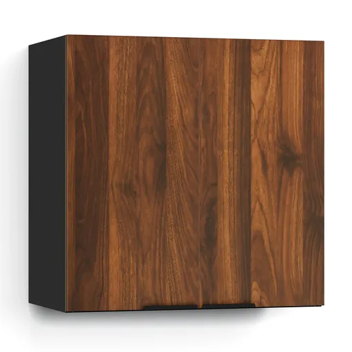 Blumfeldt Vysoká skříň WoodVista, Soft-Close, hliníkové úchyty, udržitelné materiály