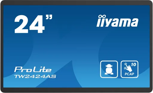 24" iiyama TW2424AS-B1: PCAP, Android 12,FHD