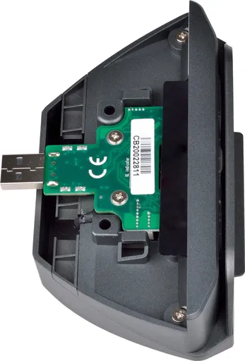 Čtečka magnetických karet 1/2/3 stopry + RFID, 125 kHz, USB, šedá