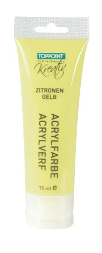 Akrylová barva žlutá 75 ml