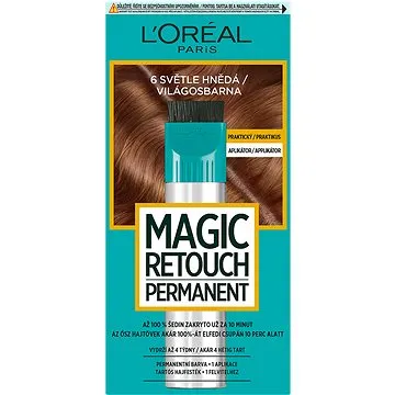 L'ORÉAL PARIS Magic Retouch Permanent 6 Světle hnědá (3600524043827)