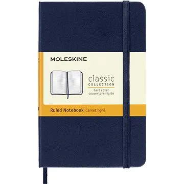 Moleskine S, tvrdé desky, linkovaný, modrý (MM710B20)
