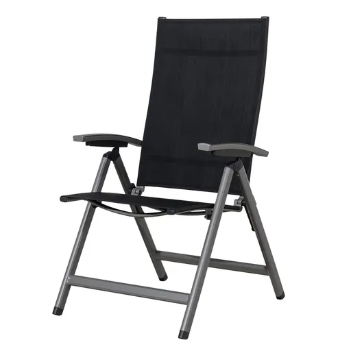 DOPPLER Hliníkové polohovatelné křeslo AVANTAGE (antracit)