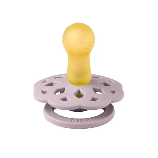 BIBS Dudlík z přírodního kaučuku Boheme 1ks, velikost 2 - Dusky Lilac