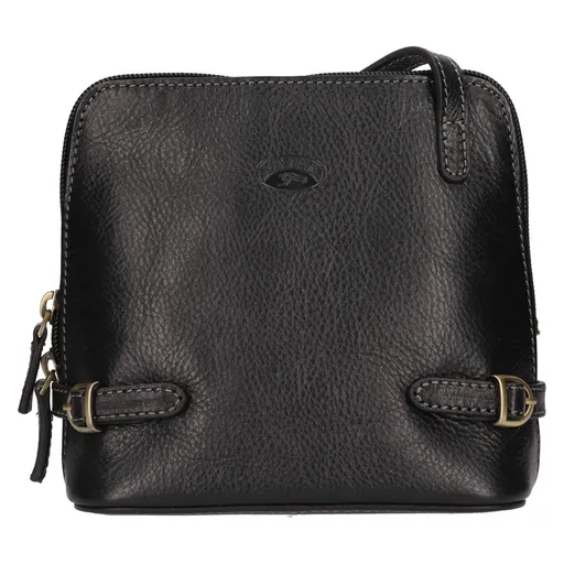 Kožená dámská crosbody kabelka Katana Essi - černá