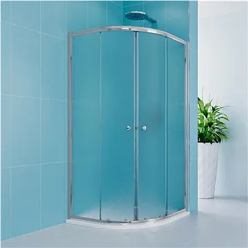 Mereo Sprchový kout, Kora Lite, čtvrtkruh, 90 cm, R550, chrom ALU, sklo Grape (CK35131Z)