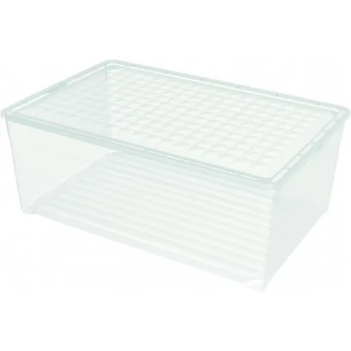 Curver Úložný box Textile 45 l, čirá