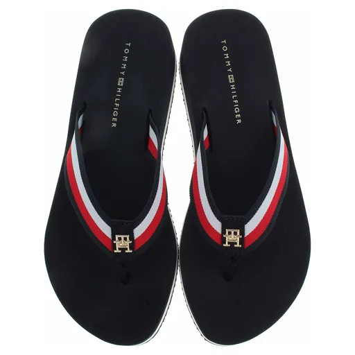 Tommy Hilfiger dámské plážové FW0FW08517 DW6 Space Blue 37