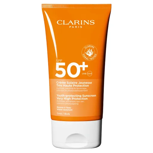 Clarins SUN BODY CREAM SPF50+ opalovací krém 150 ml