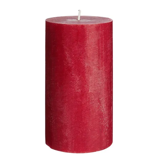 RUSTIC Svíčka 13 cm - červená