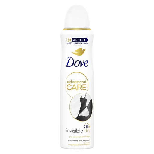 Dove Antiperspirant ve spreji Advanced Care Invisible Dry (Anti-Perspirant) 150 ml