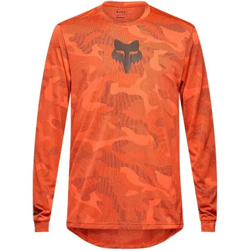 Fox RANGER TRU DRI LS Pánský dres na kolo, oranžová, velikost