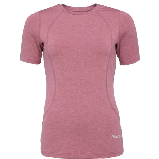 Fitforce MEEDA Dámské běžecké triko, vínová, velikost