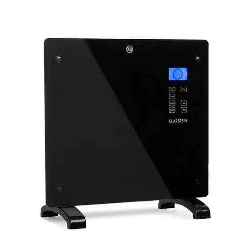 Klarstein Norderney, konvektor, termostat, časovač, 1000 W, 20 m², černý