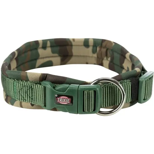 TRIXIE PREMIUM NEOPRENE COLLAR L-XL Obojek, tmavě zelená, velikost