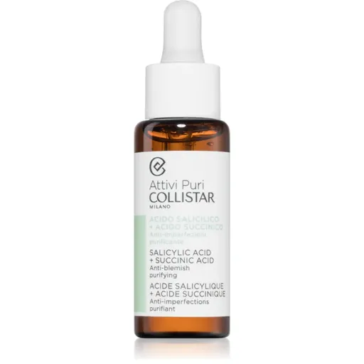 Collistar Attivi Puri Salicylic Acid + Succinic Acid detoxikační čisticí sérum 30 ml