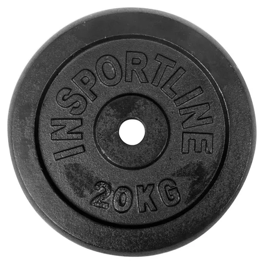 inSPORTline Litinové závaží  Castblack 20 kg 30mm