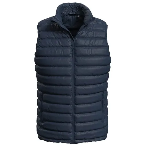 Stedman Pánská prošívaná vesta bez kapuce - Půlnoční modrá | 4XL