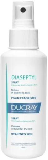 Ducray Antibakteriální dezinfekční sprej pro poraněnou pokožku Diaseptyl (Spray) 125 ml