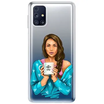 iSaprio Coffe Now - Brunette pro Samsung Galaxy M31s (cofnobru-TPU3-M31s)