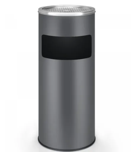 Odpadkový koš s popelníkem, 30 l, antracit