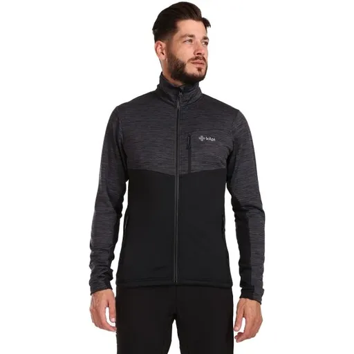 KILPI ERIN Pánská mikina, černá, velikost