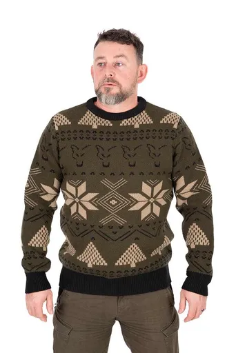 Fox Svetr Festive Jumper - 4XL,Fox Svetr Festive Jumper - 4XL