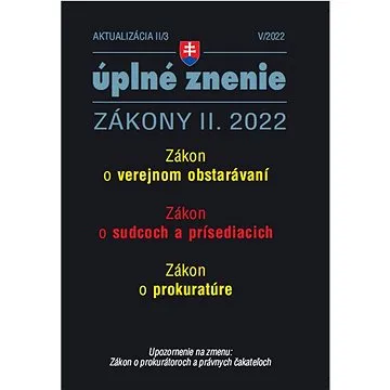 Aktualizácia II/3 2022 – Sudcovia a prokurátori (9771335612862)
